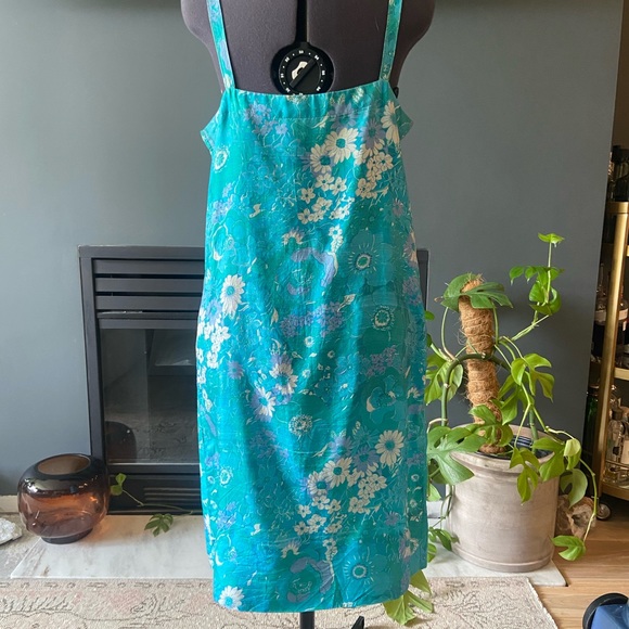 Vintage 70s silk summer dress - Picture 4 of 4